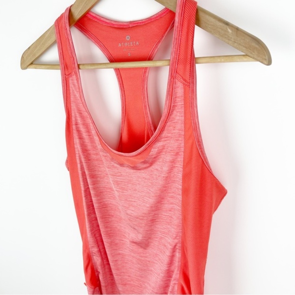 athleta Forerunner Tank Coral Sunset Racerback Size Small - Picture 4 of 8